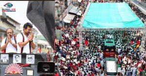 உதயநிதி ஆதரவில் திருப்பத்தூரில் வாக்கு சேகரிப்புபெரியகருப்பனுக்கு மீண்டும் பெருவாரியான வெற்றி கோரிக்கை