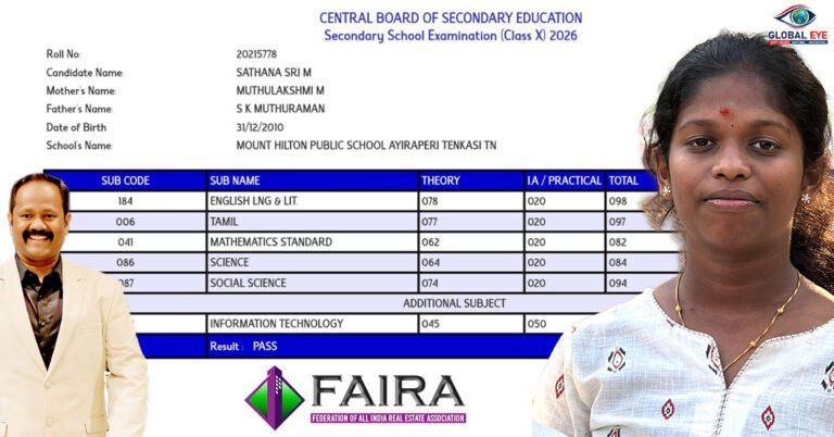 சாதனாவின் சாதனை! – CBSE 10-ஆம் வகுப்பு பொதுத்தேர்வில் FAIRA குடும்ப மகள் அசத்தல்!