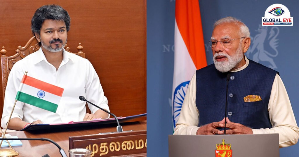 முதலமைச்சராகப் பொறுப்பேற்ற பின் முதன்முறையாக நாளை டெல்லி செல்கிறார் விஜய்: பிரதமர் மோடியுடன் முக்கிய சந்திப்பு!