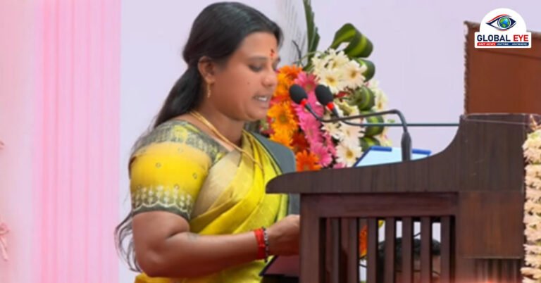 புதிய அமைச்சராகப் பதவியேற்றார் தவெக எம்.எல்.ஏ கே. ஜெகதீஸ்வரி!