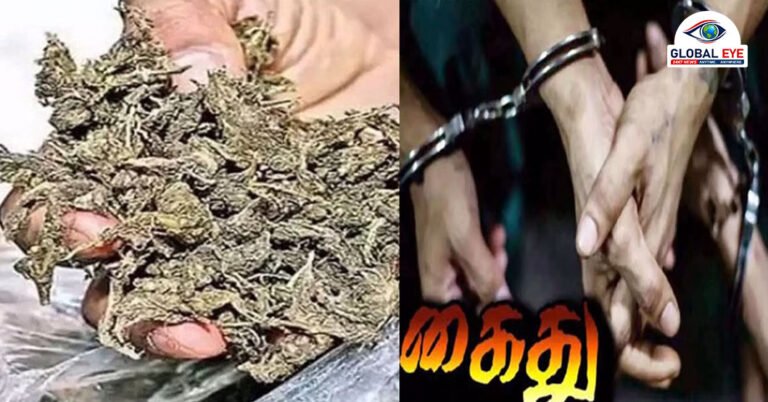 ஆறுமுகநேரியில் பள்ளி அருகே கஞ்சா விற்பனை: 2 வாலிபர்கள் கைது