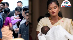 “தமிழ் வெற்றிக் கொண்டான்” (TVK) – தனது கட்சியின் எம்.எல்.ஏ பல்லவியின் மகனுக்குப் பெயர் சூட்டி வாழ்த்திய முதலமைச்சர் விஜய்!