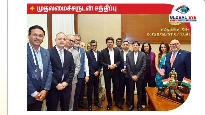 அமெரிக்க முதலீடுகளை ஈர்க்கும் தமிழ்நாடு! முதலமைச்சர் விஜய் உடன் USIBC தலைவர் அதுல் கேஷப் அதிரடி சந்திப்பு! 🇺🇸🤝🇮🇳