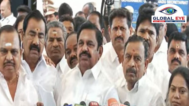 மேகதாது அணை தீர்மானம் தொடர்பாகப் பேச சபாநாயகர் அனுமதிக்கவில்லை; ஆளுங்கட்சிக்குச் சாதகமாகச் செயல்படுகிறார் – எடப்பாடி பழனிசாமி குற்றச்சாட்டு!