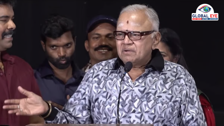 “அவரை முதலமைச்சர் ஆக்குவது தான் கதை!” – ‘மக்கள் தலைவா’ பட விழாவில் ராதா ரவி பேச்சு