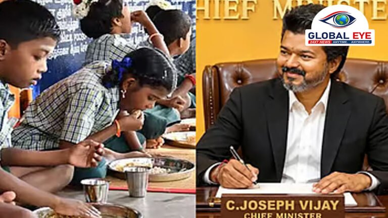 அரசுப் பள்ளி மாணவர்களுக்கு மற்றுமொரு நற்செய்தி: காலை உணவுத் திட்டம் 8-ஆம் வகுப்பு வரை விரிவாக்கம் – முதலமைச்சர் விஜய் அதிரடி அறிவிப்பு!