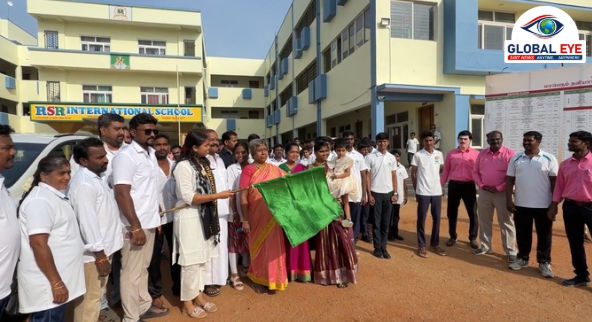 🚫 போதை இல்லா தமிழகம் படைப்போம்! மாண்புமிகு அமைச்சர் கீர்த்தனா தலைமையில் RSR இன்டர்நேஷனல் பள்ளி மாணவர்களின் விழிப்புணர்வு நடைபயணம்! 🏃♂️