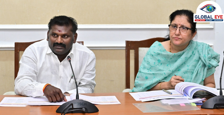 முகாம் வாழ் இலங்கைத் தமிழர்களுக்குப் புதிய வீடுகள்! கட்டுமானப் பணிகளைத் தீவிரமாக ஆய்வு செய்த அமைச்சர் க.தென்னரசு!