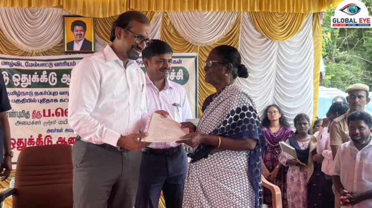 மயிலாப்பூர் குயில் தோட்டத்தில் 265 குடும்பங்களுக்குப் புதிய வீடுகள்! ஒதுக்கீட்டு ஆணைகளை வழங்கினார் அமைச்சர் ப. வெங்கடரமணன்!