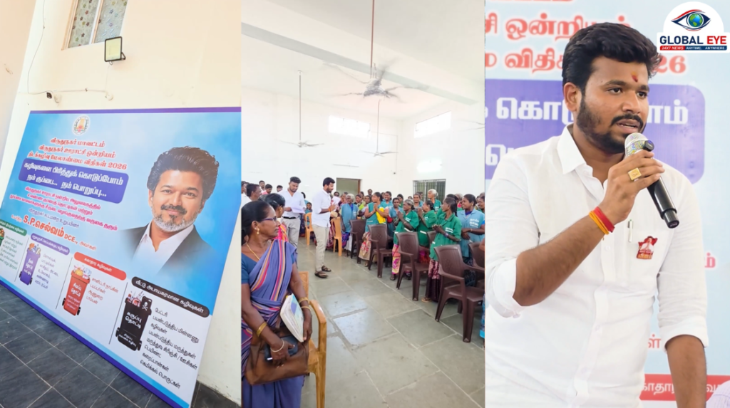 “தூய்மையான, பசுமையான விருதுநகர்!” – ஊராட்சி ஒன்றிய திடக்கழிவு மேலாண்மை ஆய்வுக் கூட்டத்தில் குறைபாடுகள் குறித்து அதிரடியாகக் கேள்வி எழுப்பி, தூய்மைப் பணியாளர்களுக்குப் புதிய உபகரணங்களை வழங்கிய விருதுநகர் சட்டமன்ற உறுப்பினர் திரு. எஸ். பி. செல்வம், MLA!