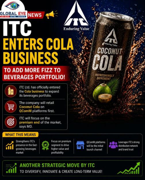 🥤 கோலா சந்தையில் அதிரடியாகக் களம் இறங்கியது ITC! ரிலையன்ஸ் ‘கேம்பா’ மற்றும் பெப்சி, கோகோ கோலாவுக்குப் புதிய சவால்!