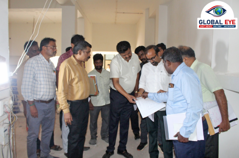 பாரம்பரியக் கட்டிடங்களுக்குப் புதிய பொலிவு! கீழ்ப்பாக்கம் நுகர்பொருள் வாணிபக் கழகத் தலைமை அலுவலகத்தில் அமைச்சர் ப. வெங்கடரமணன் நேரில் ஆய்வு!