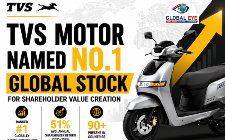 🏍️ இந்தியாவின் நம்பர் 1 இருசக்கர வாகன நிறுவனமாக உருவெடுத்தது தமிழ்நாட்டின் “TVS மோட்டார்ஸ்”! ஹீரோ மோட்டோகார்ப் நிறுவனத்தைப் பின்னுக்குத் தள்ளி வரலாற்றுச் சாதனை!