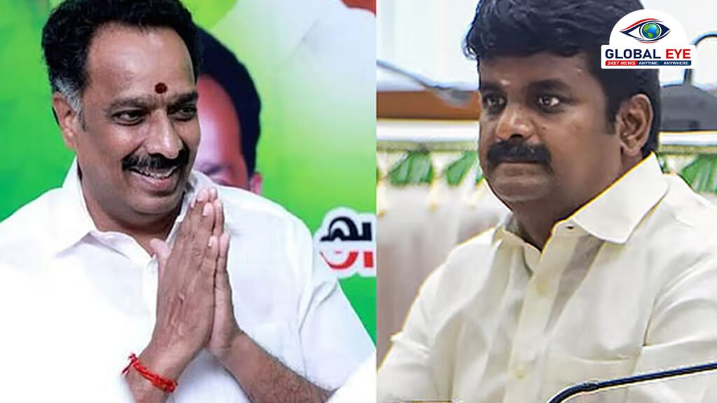 அதிமுக முன்னாள் அமைச்சர்கள் விஜயபாஸ்கர் மற்றும் எம்.ஆர். விஜயபாஸ்கர்: நாளை த.வெ.க.வில் இணைகின்றனர்!