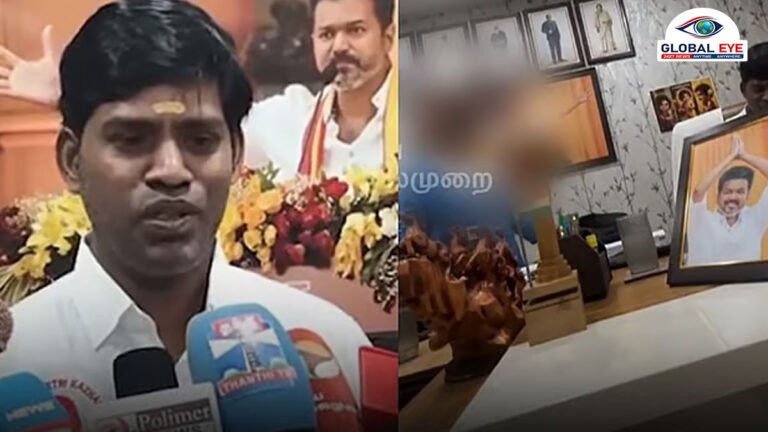 ரூ. 1.30 லட்சம் லஞ்சம்: தவெக ஊராட்சி மன்றத் தலைவர் அதிரடி கைது!