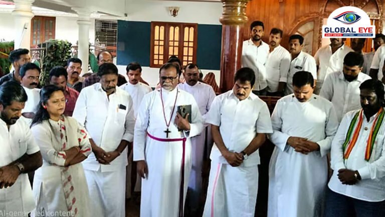 விளவங்கோடு எம்.எல்.ஏ. பிரவீனின் தாயார் நினைவு ஜெபம்: விஜய் வசந்த் எம்.பி. மற்றும் காங்கிரஸ் தலைவர்கள் பங்கேற்பு!
