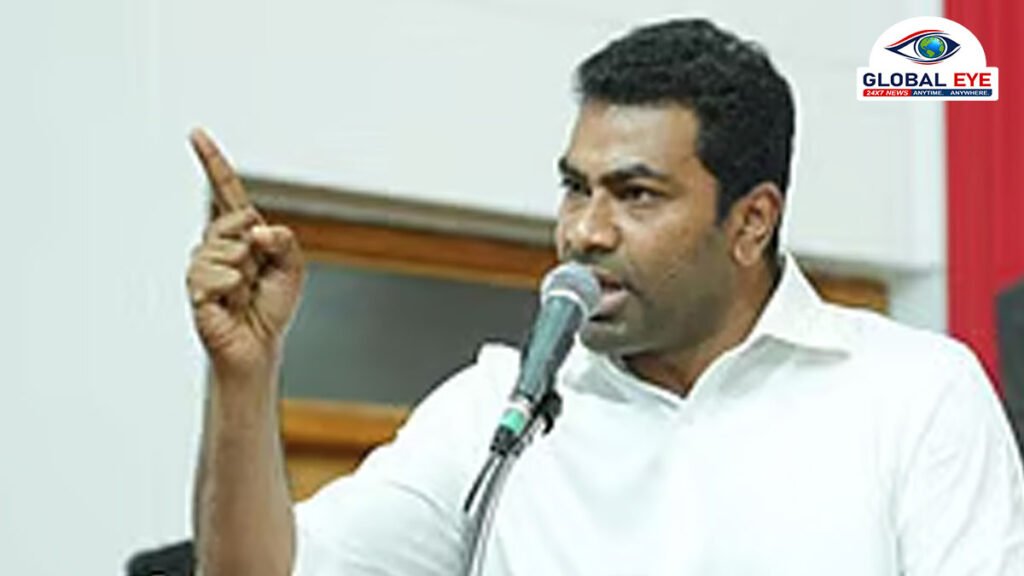 தலைநகரில் ஜனநாயகம் நசுக்கப்படுவது வன்மையாகக் கண்டிக்கத்தக்கது: அமைச்சர் ஆதவ் அர்ஜூனா கண்டனம்!