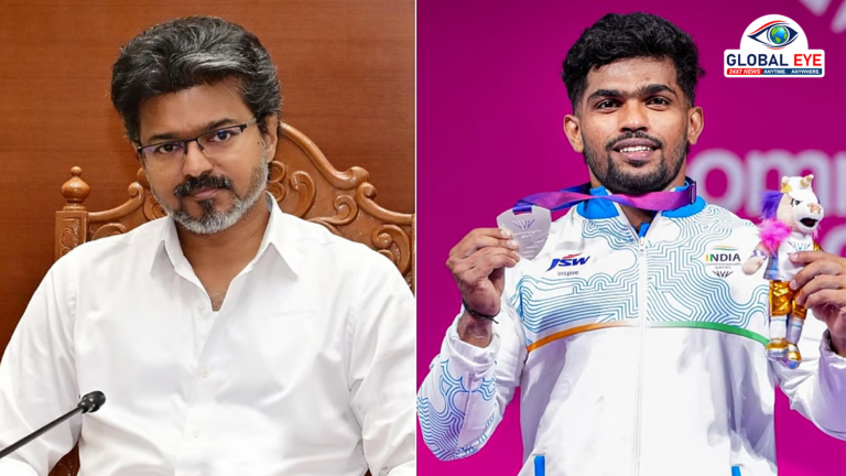காமன்வெல்த் போட்டியில் வெள்ளி வென்ற தமிழக வீரர்: ரூ.30 லட்சம் ஊக்கத்தொகை வழங்கி முதல்வர் வாழ்த்து!