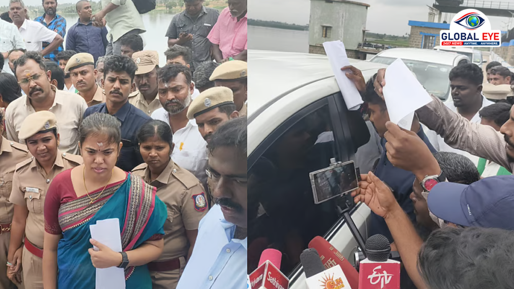 “கோரிக்கை மனுவை வாங்க மறுத்த அமைச்சர் கீர்த்தனா”: ஓசூர் இளைஞர்கள் கடும் அதிருப்தி!
