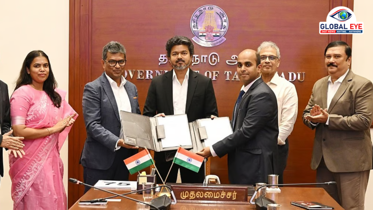 தமிழகத்தில் ரூ.1,000 கோடி முதலீடு! 1,000 பேருக்கு வேலைவாய்ப்பு – முதல்வர் விஜய் முன்னிலையில் ஹிட்டாச்சி நிறுவனத்துடன் வரலாற்று ஒப்பந்தம்!