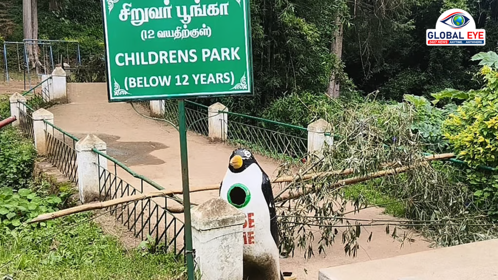 குன்னூர் சிம்ஸ் பூங்காவில் சிறுத்தை நடமாட்டம்! சுற்றுலாப் பயணிகள் மற்றும் பொதுமக்கள் அதிர்ச்சி – வனத்துறை தீவிர கண்காணிப்பு!