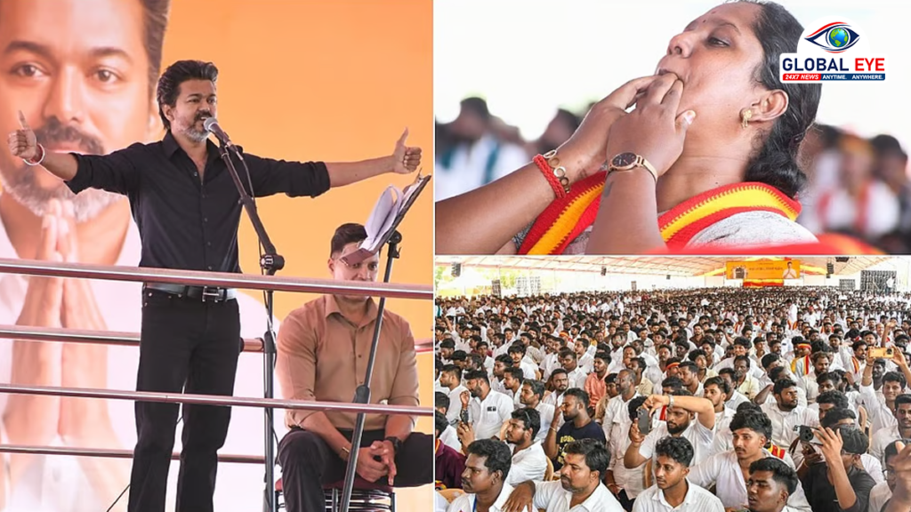🖤 கரூரின் “ஆறாத வடு” – கறுப்பு உடையில் விஜய்