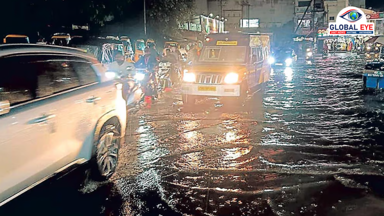 சிதம்பரம், காட்டுமன்னார்கோவில் பகுதிகளில் கொட்டித் தீர்த்த கனமழை: குளிர்ந்த காற்று, பொதுமக்கள் மற்றும் விவசாயிகள் மகிழ்ச்சி!