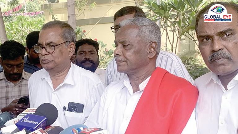 “குதிரை பேர விவகாரத்தில் தொகுதி மக்கள் கேள்வி எழுப்பினால் எம்எல்ஏக்கள் யோசிப்பார்கள்” – மார்க்சிஸ்ட் கம்யூனிஸ்ட் கட்சியின் பெ.சண்முகம் அதிரடி!