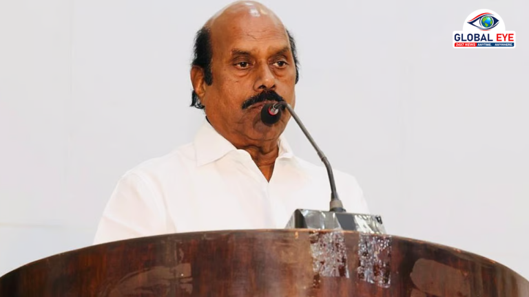 நெடுஞ்சாலைத்துறை முறைகேடு வழக்கு: லஞ்ச ஒழிப்புத்துறை அலுவலகத்தில் அமைச்சர் எ.வ.வேலு நேரில் ஆஜர்!