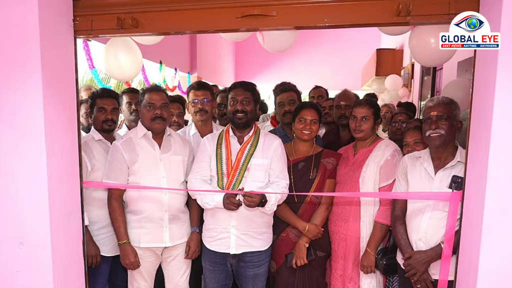 சமாதானபுரத்தில் ரூ.15 லட்சத்தில் புதிய நியாயவிலைக் கடை! நாடாளுமன்ற உறுப்பினர் விஜய் வசந்த் திறந்து வைத்தார்!