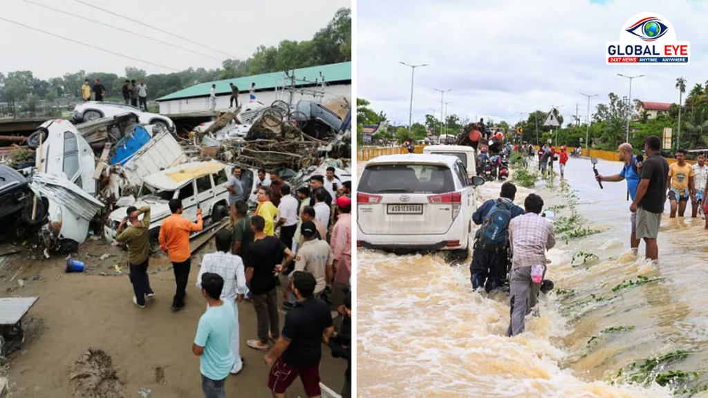 காஷ்மீர், அஸாமில் வெள்ளப்பெருக்கு: 20-க்கும் மேற்பட்டோர் உயிரிழப்பு; இயல்பு வாழ்க்கை முடக்கம்!