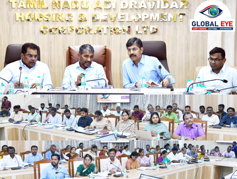 ஆதிதிராவிடர் & பழங்குடியின இளைஞர்களின் பொருளாதார மேம்பாட்டிற்கு முக்கியத்துவம்! தாட்கோ (TAHDCO) அதிகாரிகளுடன் அமைச்சர் திரு. வன்னி அரசு அதிரடி கலந்தாய்வு!