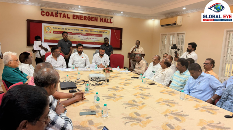 தூத்துக்குடியில் தொழில் வளர்ச்சி & முதலீட்டு வாய்ப்புகள்: மாண்புமிகு அமைச்சர்கள் பங்கேற்ற சிறு குறு தொழில் சங்கக் கலந்தாய்வு!