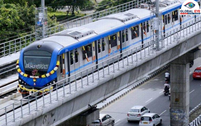 OMR ஐடி காரிடாரில் பறக்கும் சென்னை மெட்ரோ! ‘பர்பிள் லைன்’ கட்டுமானப் பணிகளை அசுர வேகத்தில் முடுக்கிவிட்ட CMRL!