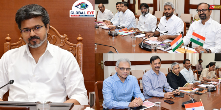 “பொதுமக்களுக்குத் தரமான அரிசி; நியாயவிலைக் கடைகளில் தங்கு தடையற்ற விநியோகம்!” – கூட்டுறவு மற்றும் உணவுத்துறை செயல்பாடுகள் குறித்து முதலமைச்சர் ச. ஜோசப் விஜய் தீவிர ஆய்வு!