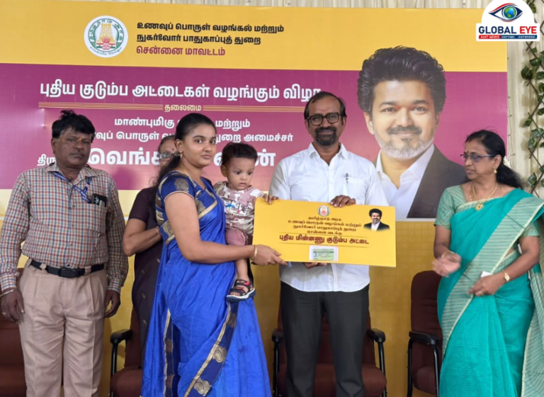 தேனாம்பேட்டையில் புதிய ஸ்மார்ட் ரேஷன் கார்டுகள் விநியோகம்! 478 பயனாளிகளுக்கு வழங்கித் தொடங்கி வைத்தார் அமைச்சர் ப.வெங்கடரமணன்!