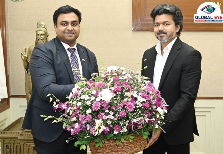 இருதரப்பு உறவுகளை மேம்படுத்த முக்கிய சந்திப்பு! முதலமைச்சர் மாண்புமிகு ச. ஜோசப் விஜய் அவர்களை நேரில் சந்தித்துப் பேசினார் இலங்கைத் துணைத் தூதர்!