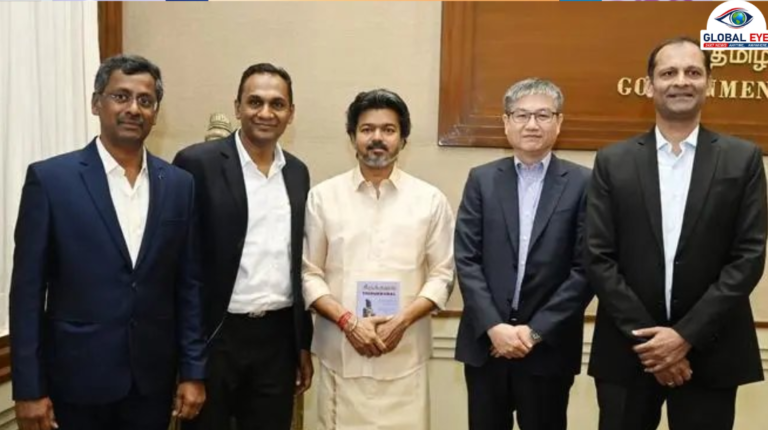 தமிழகத்தில் பிரம்மாண்ட AI தரவு மையம் மற்றும் பசுமை ஆற்றல் திட்டம்! முதலமைச்சர் ஜோசப் விஜய் அவர்களுடன் டெல்டா எலக்ட்ரானிக்ஸ் குழுவினர் அதிரடி சந்திப்பு!