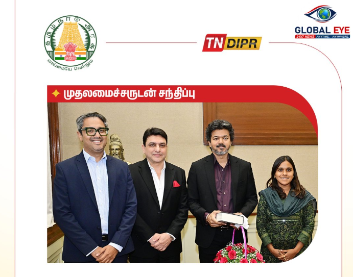 டைம்ஸ் நெட்வொர்க் குழுமத்தின் தலைமை நிர்வாகிகள் முதலமைச்சருடன் சந்திப்பு!