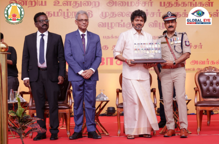 இரவு பகல் பாராமல் வீரத்துடனும் அர்ப்பணிப்புடனும் பணியாற்றும் காவல், சிறை மற்றும் தீயணைப்புத் துறை வீரர்களுக்கு விருதுகள் வழங்கும் விழா!
