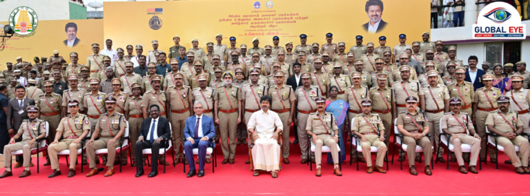 சிறப்பாகப் பணியாற்றிய காவல் துறையினருக்குப் பதக்கங்களை வழங்கி கௌரவித்தார் மாண்புமிகு முதலமைச்சர் திரு. ச. ஜோசப் விஜய்!