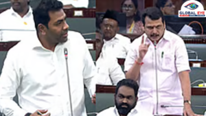 திமுகவிற்கு எதிராக மாயத் தோற்றத்தை ஏற்படுத்தி மக்களை ஏமாற்றும் தவெக அரசு: ஆதவ் அர்ஜூனா – செந்தில் பாலாஜி இடையே வெடித்த மோதல்!