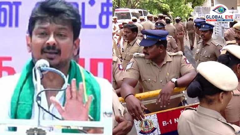 தஞ்சாவூர் போலீசார் நீலாங்கரை வருகை: உதயநிதி ஸ்டாலின் கைது நடவடிக்கையால் பரபரப்பு!