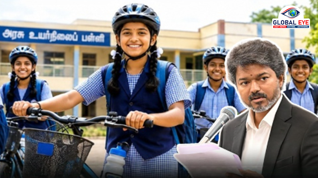 புதிய பயணம்.. புதிய வேகம்!: பள்ளி மாணவர்களுக்கு நவீன மிதிவண்டிகள் வழங்கும் திட்டம் அறிவிப்பு!