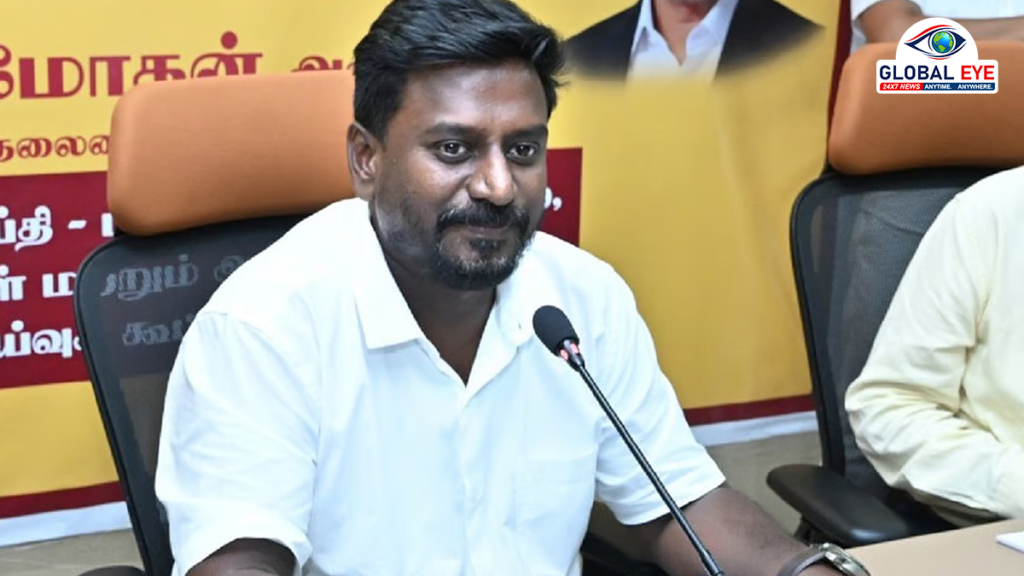 பள்ளிக் கல்வித்துறைக்கு நிதி குறைப்பு என்ற குற்றச்சாட்டுக்கு அமைச்சர் ராஜ்மோகன் விளக்கம்