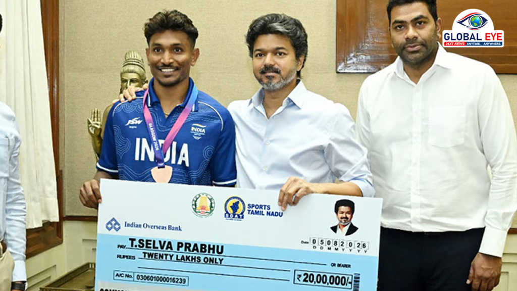 காமன்வெல்த் விளையாட்டுப் போட்டிகள்: பதக்கம் வென்ற தமிழக வீரர்களுக்கு முதல்வர் விஜய் ஊக்கத்தொகை அறிவிப்பு!