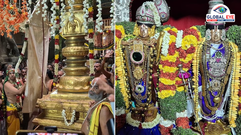 ஸ்ரீவில்லிபுத்தூர் ஆண்டாள் கோயில் ஆடிப்பூர தேரோட்ட திருவிழா கொடியேற்றத்துடன் தொடக்கம்