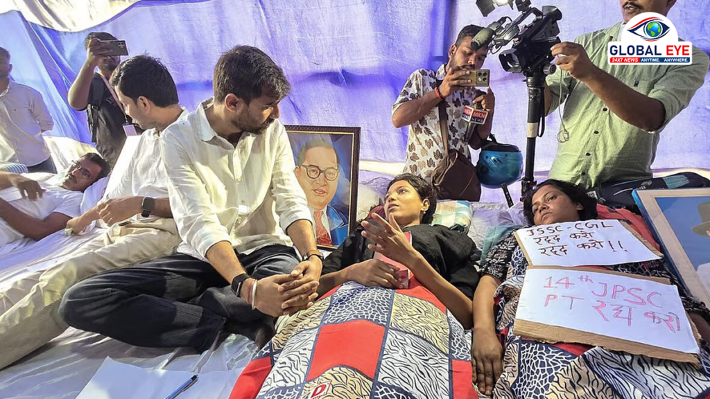 ஜார்க்கண்ட் வினாத்தாள் கசிவு: சிபிஐ விசாரணை கோரி 13-வது நாளாக மாணவர்கள் போராட்டம்