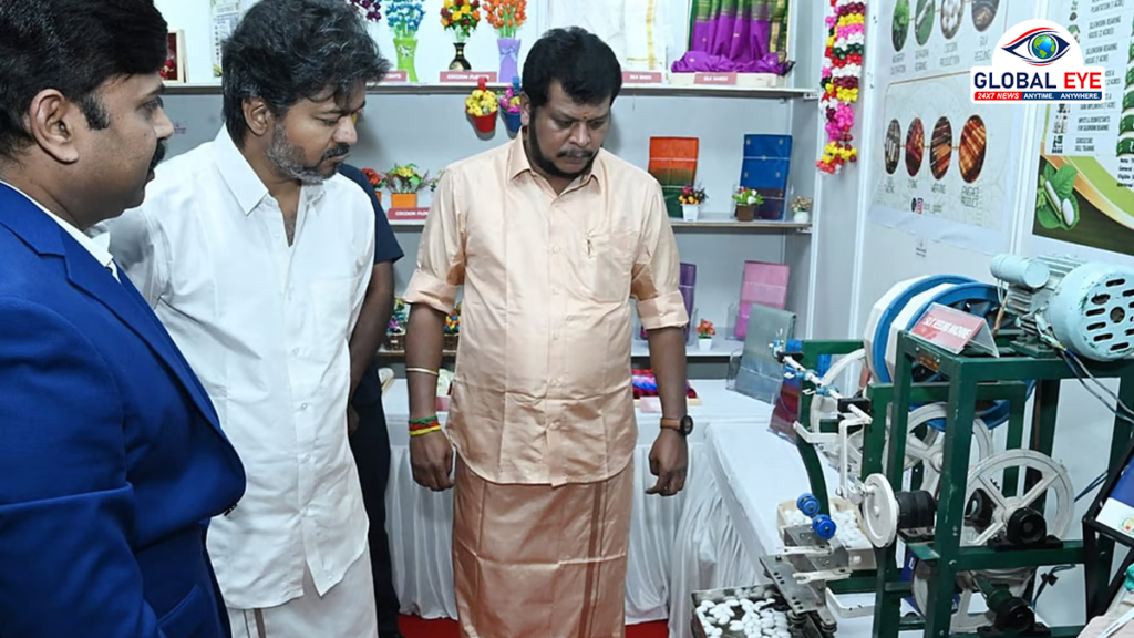 12-வது தேசிய கைத்தறி நாள் விழா: கலைவாணர் அரங்கில் சிறப்புக் கண்காட்சி – முதல்வர் விஜய் பங்கேற்பு!