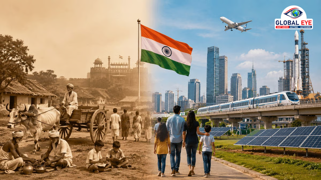 இந்தியா | 1947 – 2026 ஓர் ஒப்பீடு: கடந்த 80 ஆண்டுகளில் இந்தியா கண்ட வரலாற்று மாற்றங்கள்!